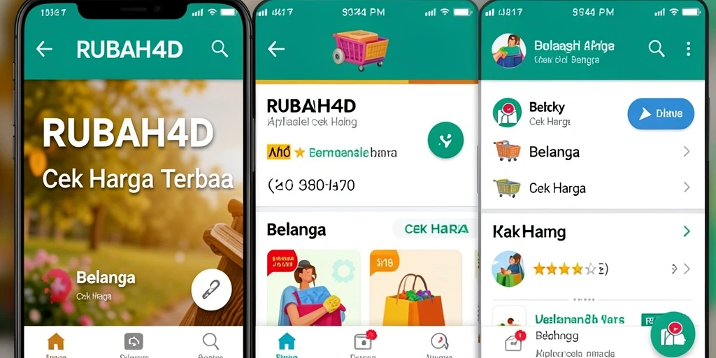 Tampilan antarmuka RUBAH4D yang user-friendly dan fitur Cek Harga yang efektif.
